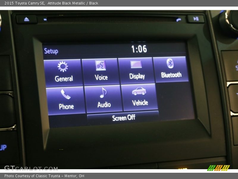 Attitude Black Metallic / Black 2015 Toyota Camry SE