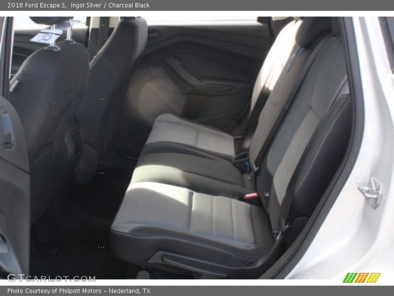 Ingot Silver / Charcoal Black 2018 Ford Escape S