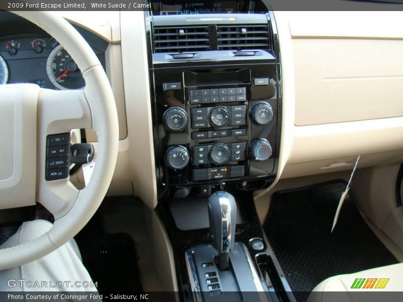 White Suede / Camel 2009 Ford Escape Limited