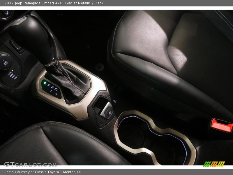 Glacier Metallic / Black 2017 Jeep Renegade Limited 4x4