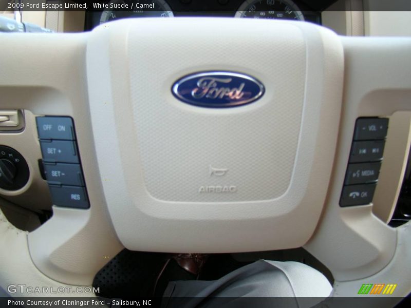 White Suede / Camel 2009 Ford Escape Limited