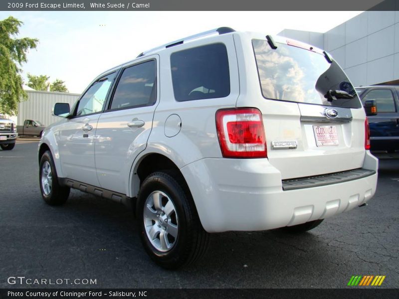 White Suede / Camel 2009 Ford Escape Limited