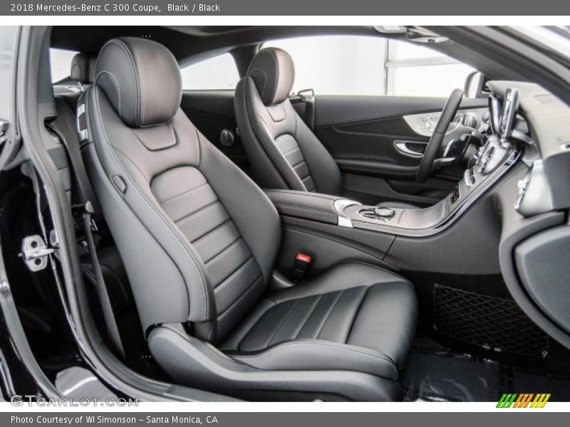 Black / Black 2018 Mercedes-Benz C 300 Coupe