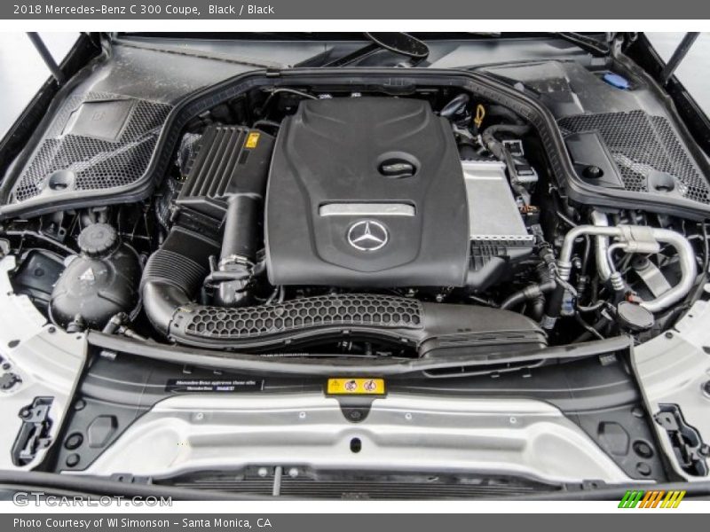 Black / Black 2018 Mercedes-Benz C 300 Coupe