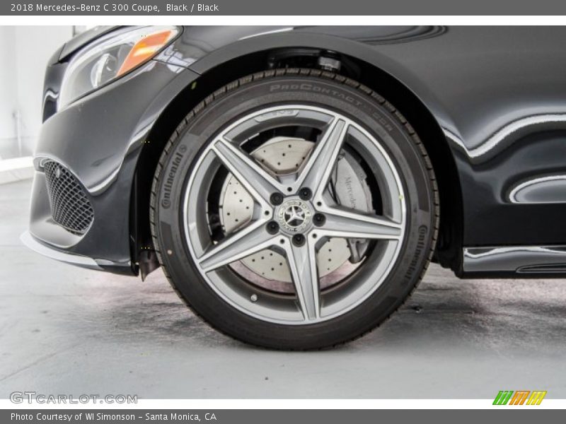 Black / Black 2018 Mercedes-Benz C 300 Coupe