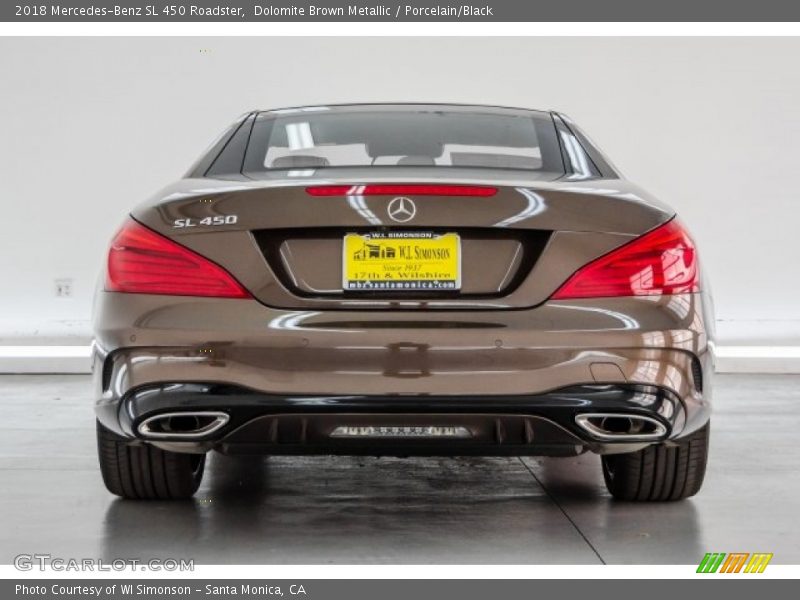 Dolomite Brown Metallic / Porcelain/Black 2018 Mercedes-Benz SL 450 Roadster