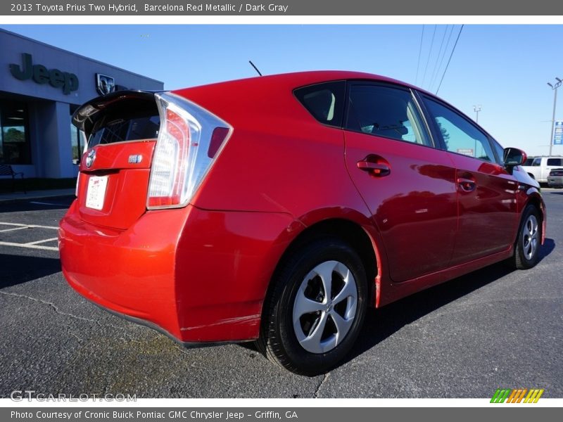 Barcelona Red Metallic / Dark Gray 2013 Toyota Prius Two Hybrid