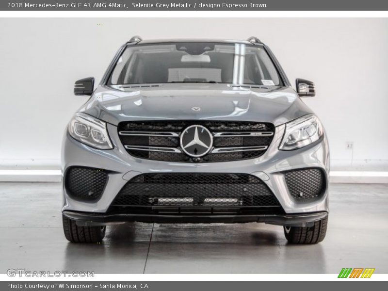 Selenite Grey Metallic / designo Espresso Brown 2018 Mercedes-Benz GLE 43 AMG 4Matic