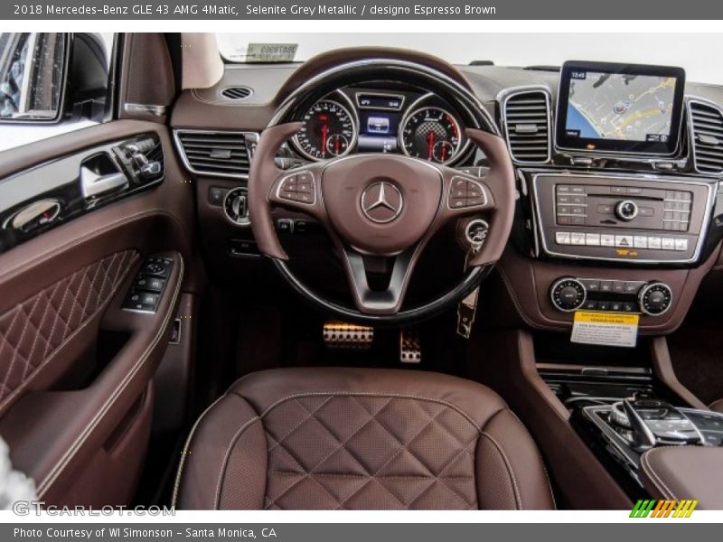 Dashboard of 2018 GLE 43 AMG 4Matic