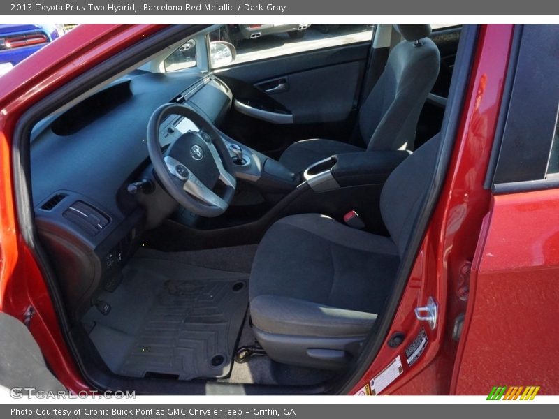 Barcelona Red Metallic / Dark Gray 2013 Toyota Prius Two Hybrid