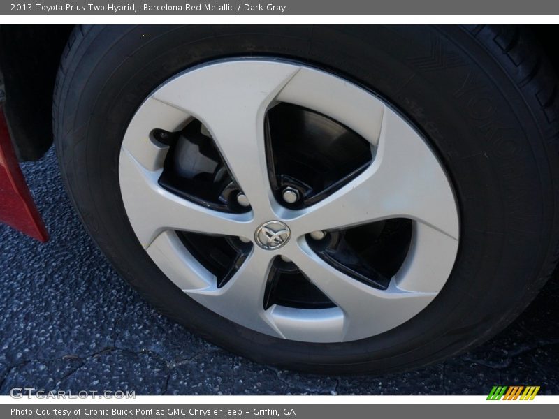 Barcelona Red Metallic / Dark Gray 2013 Toyota Prius Two Hybrid