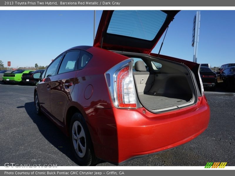 Barcelona Red Metallic / Dark Gray 2013 Toyota Prius Two Hybrid