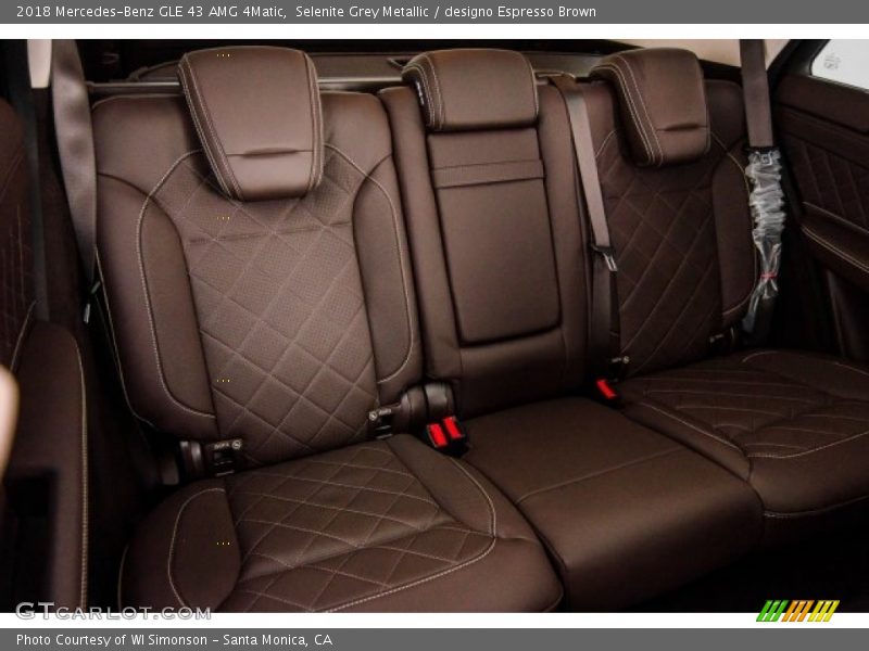 Selenite Grey Metallic / designo Espresso Brown 2018 Mercedes-Benz GLE 43 AMG 4Matic
