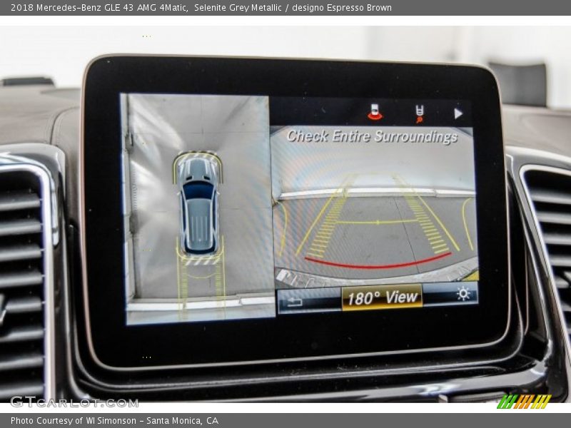 Selenite Grey Metallic / designo Espresso Brown 2018 Mercedes-Benz GLE 43 AMG 4Matic