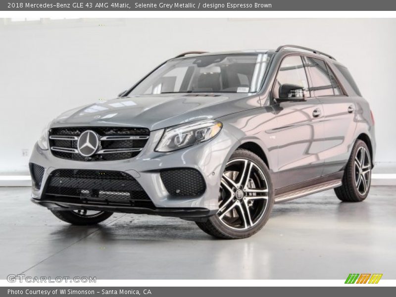 Selenite Grey Metallic / designo Espresso Brown 2018 Mercedes-Benz GLE 43 AMG 4Matic