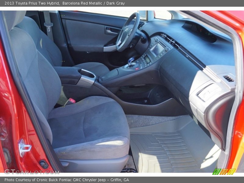 Barcelona Red Metallic / Dark Gray 2013 Toyota Prius Two Hybrid