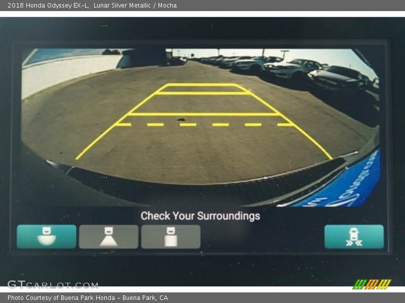 Lunar Silver Metallic / Mocha 2018 Honda Odyssey EX-L