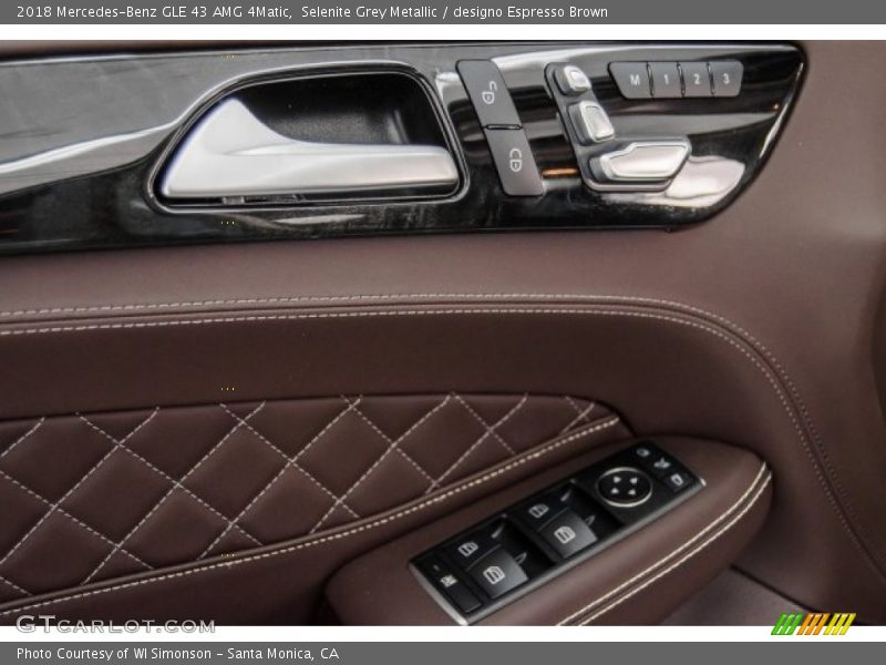 Selenite Grey Metallic / designo Espresso Brown 2018 Mercedes-Benz GLE 43 AMG 4Matic