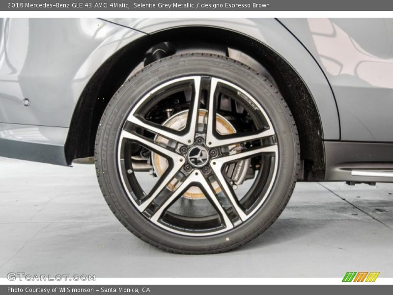 Selenite Grey Metallic / designo Espresso Brown 2018 Mercedes-Benz GLE 43 AMG 4Matic