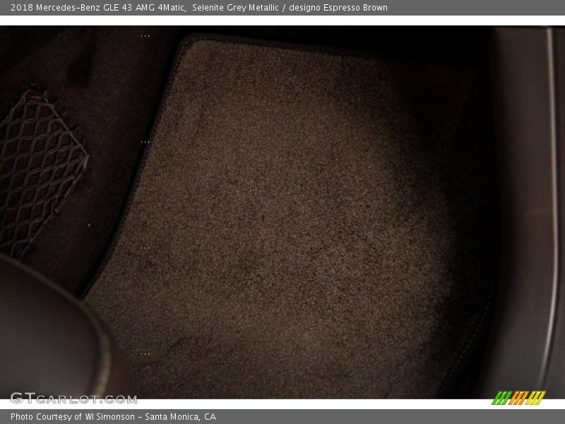 Selenite Grey Metallic / designo Espresso Brown 2018 Mercedes-Benz GLE 43 AMG 4Matic
