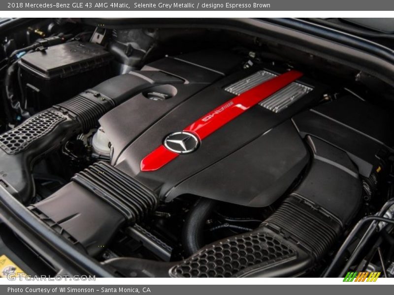 Selenite Grey Metallic / designo Espresso Brown 2018 Mercedes-Benz GLE 43 AMG 4Matic