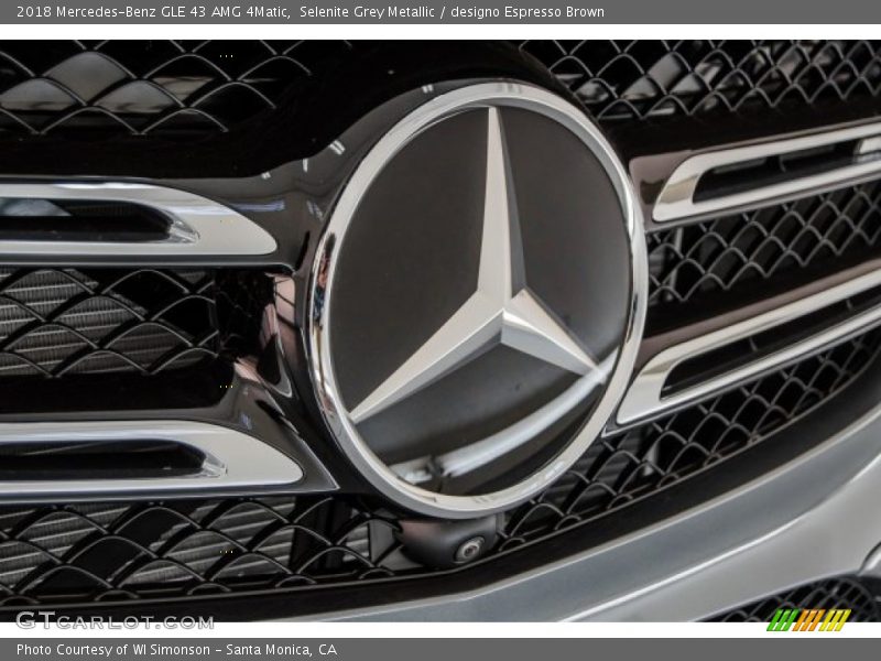 Selenite Grey Metallic / designo Espresso Brown 2018 Mercedes-Benz GLE 43 AMG 4Matic