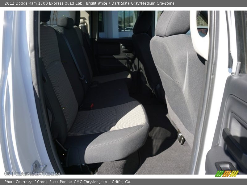 Bright White / Dark Slate Gray/Medium Graystone 2012 Dodge Ram 1500 Express Quad Cab