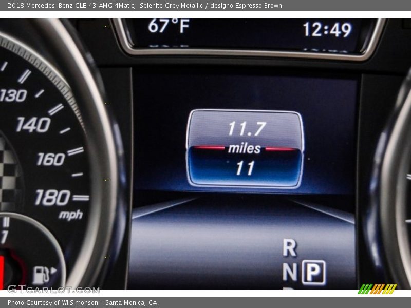 Selenite Grey Metallic / designo Espresso Brown 2018 Mercedes-Benz GLE 43 AMG 4Matic