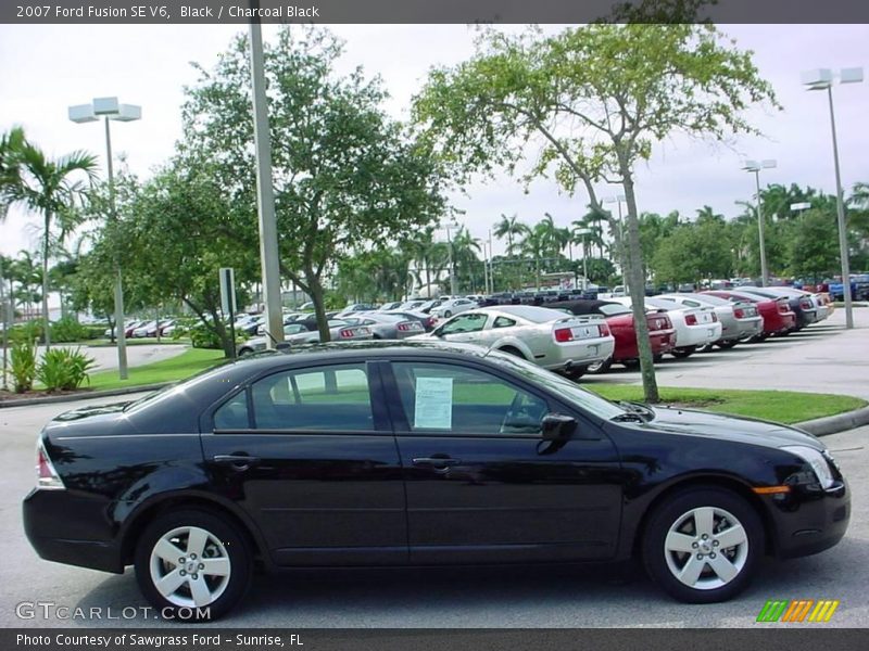 Black / Charcoal Black 2007 Ford Fusion SE V6