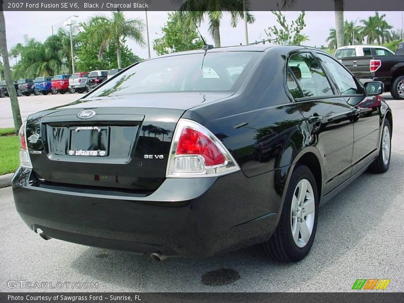 Black / Charcoal Black 2007 Ford Fusion SE V6