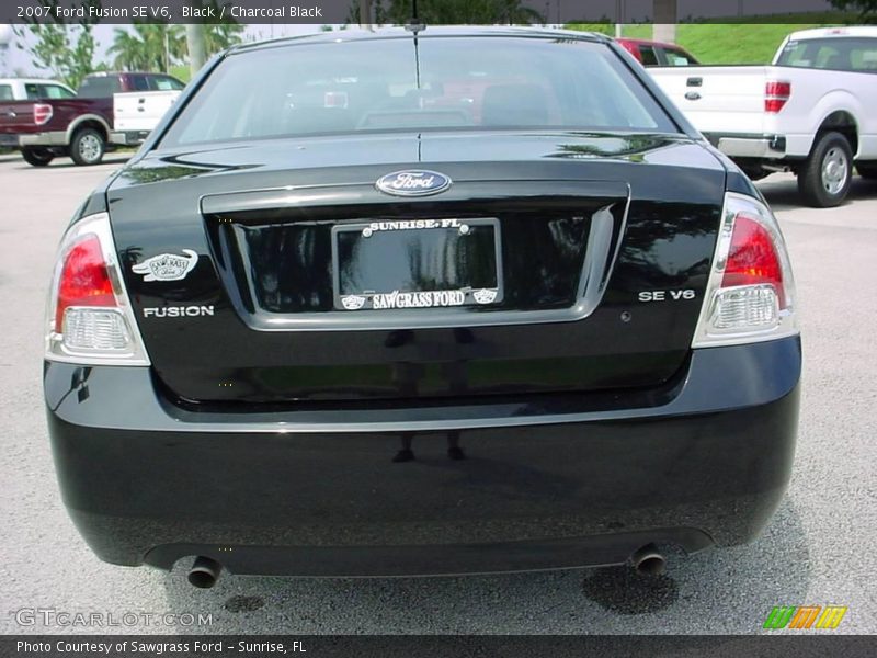 Black / Charcoal Black 2007 Ford Fusion SE V6