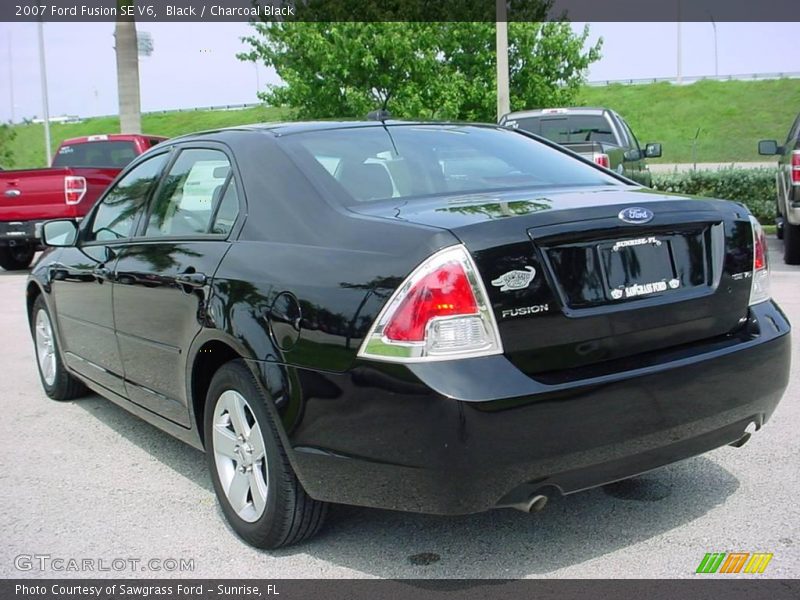 Black / Charcoal Black 2007 Ford Fusion SE V6