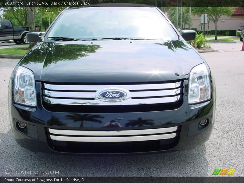 Black / Charcoal Black 2007 Ford Fusion SE V6