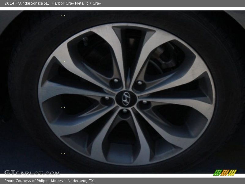 Harbor Gray Metallic / Gray 2014 Hyundai Sonata SE