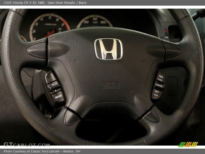 Satin Silver Metallic / Black 2005 Honda CR-V EX 4WD