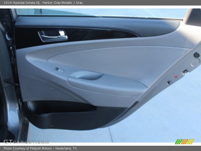 Harbor Gray Metallic / Gray 2014 Hyundai Sonata SE