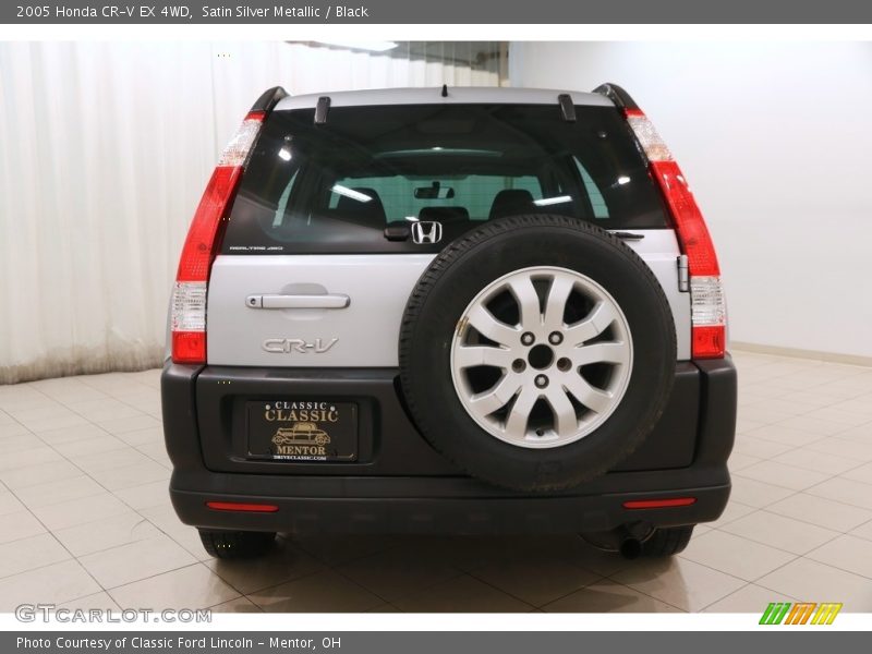 Satin Silver Metallic / Black 2005 Honda CR-V EX 4WD