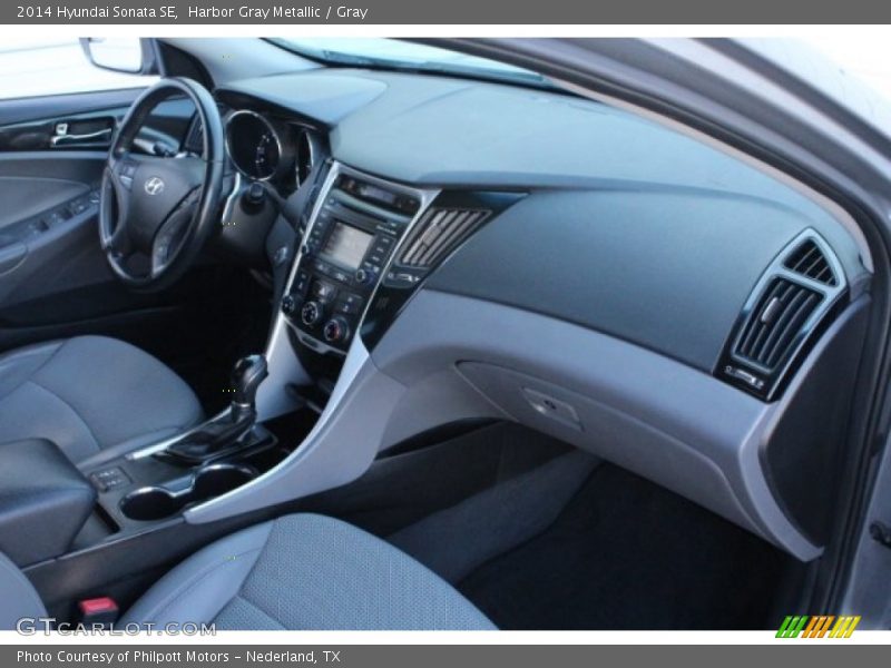 Harbor Gray Metallic / Gray 2014 Hyundai Sonata SE