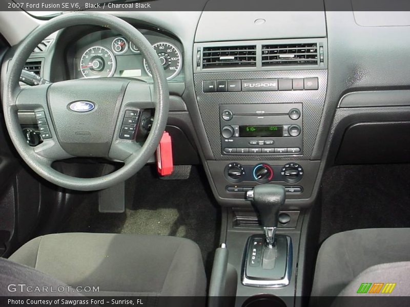 Black / Charcoal Black 2007 Ford Fusion SE V6