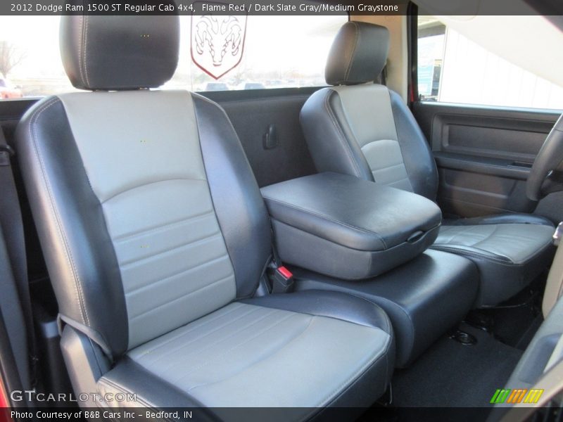 Flame Red / Dark Slate Gray/Medium Graystone 2012 Dodge Ram 1500 ST Regular Cab 4x4