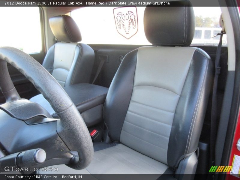 Flame Red / Dark Slate Gray/Medium Graystone 2012 Dodge Ram 1500 ST Regular Cab 4x4