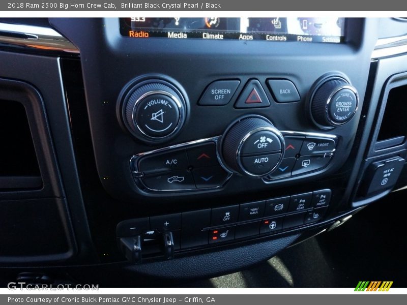 Brilliant Black Crystal Pearl / Black 2018 Ram 2500 Big Horn Crew Cab