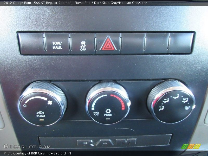 Flame Red / Dark Slate Gray/Medium Graystone 2012 Dodge Ram 1500 ST Regular Cab 4x4