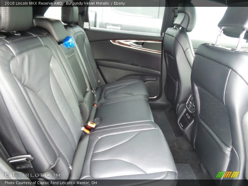 Rear Seat of 2018 MKX Reserve AWD