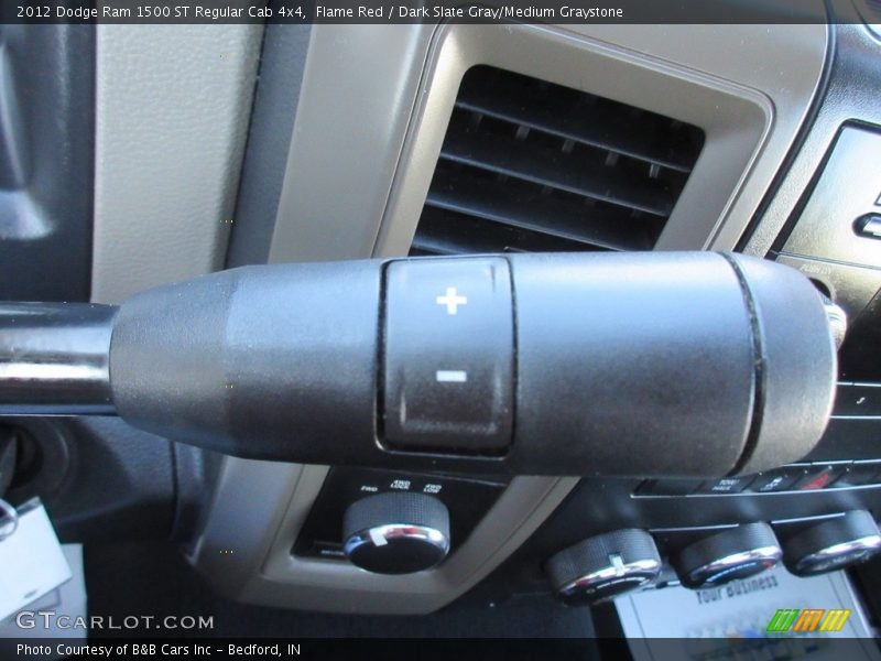 Flame Red / Dark Slate Gray/Medium Graystone 2012 Dodge Ram 1500 ST Regular Cab 4x4