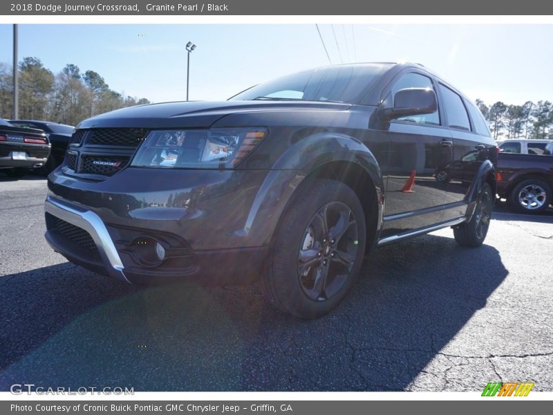 Granite Pearl / Black 2018 Dodge Journey Crossroad