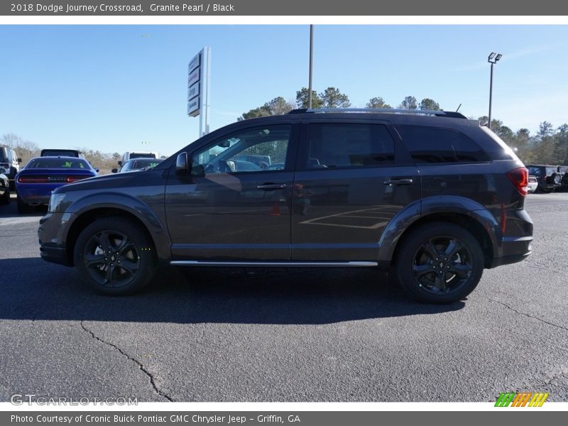 Granite Pearl / Black 2018 Dodge Journey Crossroad