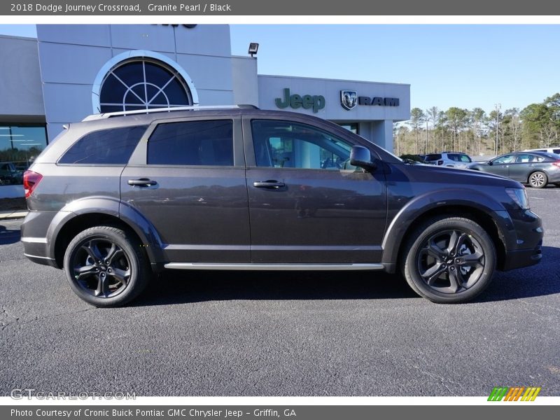 Granite Pearl / Black 2018 Dodge Journey Crossroad