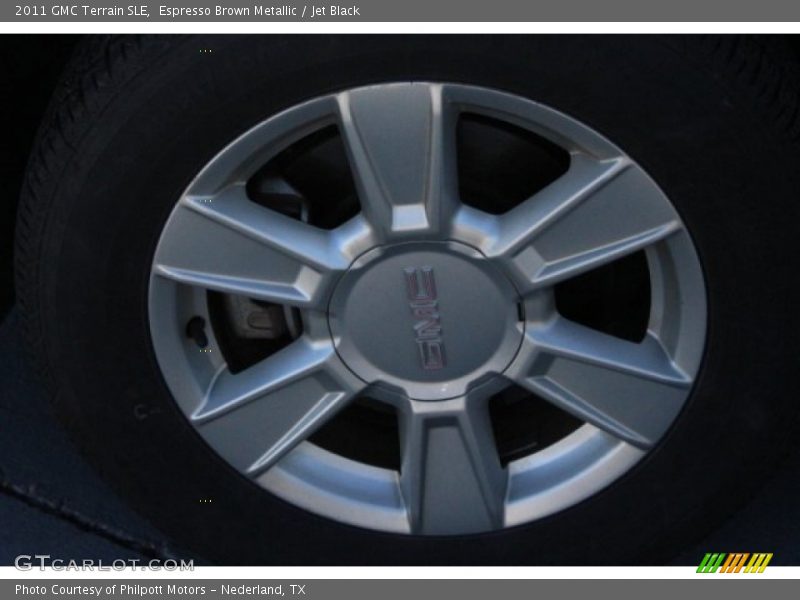 Espresso Brown Metallic / Jet Black 2011 GMC Terrain SLE