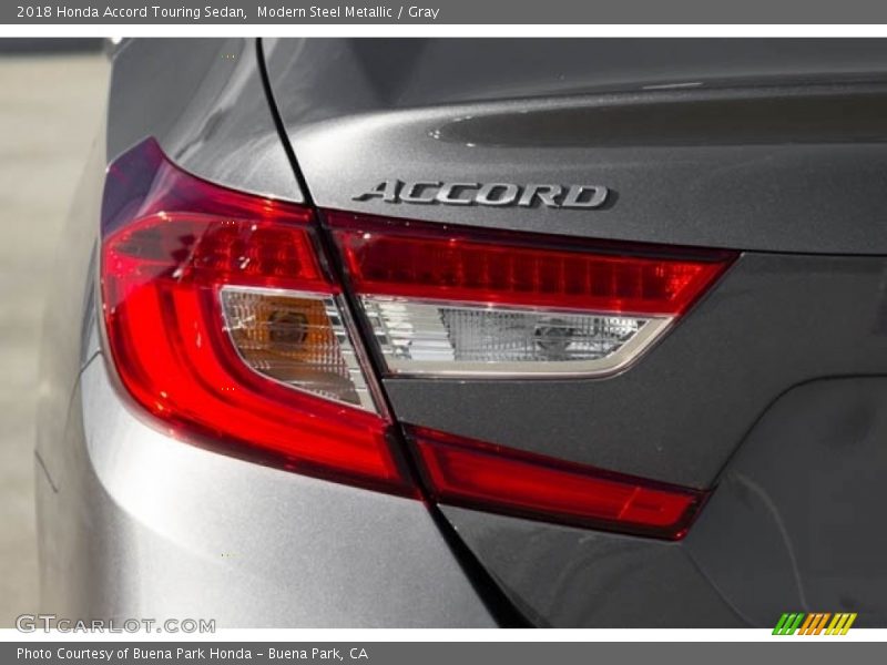 Modern Steel Metallic / Gray 2018 Honda Accord Touring Sedan